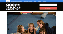 Desktop Screenshot of gleasonsgymnastics.com